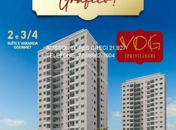 Foto 01 · venda de apartamentos em vitoria da conquista com 2/4, bairro Candeias, prontos para morar com área