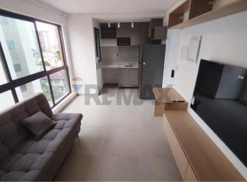 Apartamento · 28m² · 1 Quarto · 1 Vaga · "Flat Mobiliado na Torre com Vista e Lazer Completo"