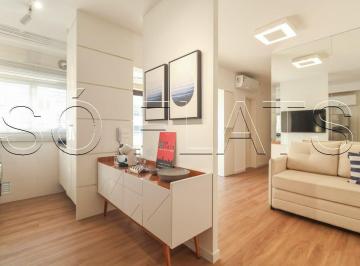 Apartamento · 40m² · 1 Quarto · 1 Vaga · Flat disponível para locação com boa localização próximo ao Metrô Paraíso, Av. Paulista e ao HCor.