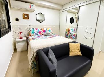 Apartamento · 25m² · 1 Quarto · Studio Is Moemam, studio totalmente equipado disponivel para locação contendo 25m² e 01 dormitório.