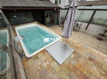 Pavimento 2 (cobertura): terraço com piscina · VENDA | Casa Sobreposta - Estuário, Santos - SP