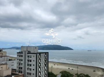 Apartamento · 235m² · 2 Quartos · 4 Vagas · Cobertura Duplex à Venda no Gonzaga, Santos, com Vista para o Mar