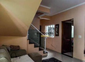 Sala · Sobrado com 3 dormitórios à venda, 170 m² por R$ 590.000,00 - Vila Humaitá - Santo André/SP