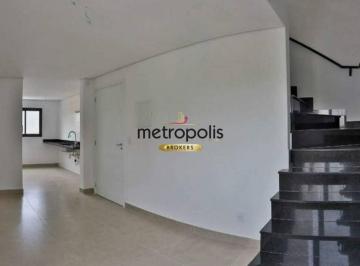 Sala · Cobertura com 2 dormitórios à venda, 100 m² por R$ 680.000,00 - Jardim Pilar - Santo André/SP