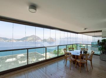 Varanda da Sala · Apto 4 Suites com 3 vagas no Chácara Fróes em Niteroi/RJ