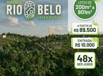 Terreno · 200m² · Lotes à Venda no Loteamento Morada Rio Belo – Orleans/SC | A partir de R$ 89.500 com Entrada Facilit