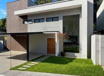 Casa · 200m² · 3 Quartos · 4 Vagas · Casa de Alto Padrão Nova à Venda no Condomínio Parque das Rosas – Cotia/SP