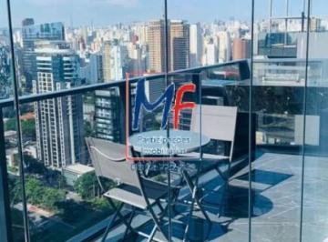 Apartamento · 70m² · 1 Quarto · Apto cobertura à venda Vila Olímpia, com 1 quarto (1 suíte), sala, cozinha, sacada, 1 vaga, lazer (7