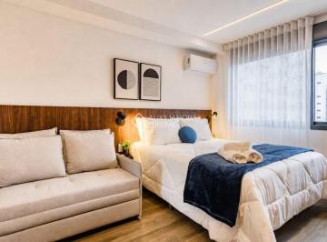 Apartamento · 25m² · 1 Quarto · 1 Vaga · Skyline Parque Moinhos studio Decorado e mobiliado com Infraestrutura completa!