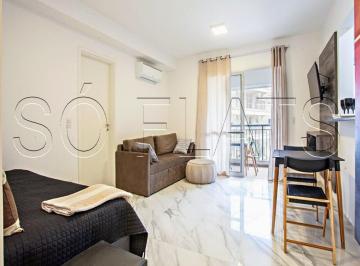 Apartamento · 70m² · 1 Quarto · 2 Vagas · Flat para venda em Morumbi de 70.00m² com 1 Quarto, 1 Suite e 2 Garagens