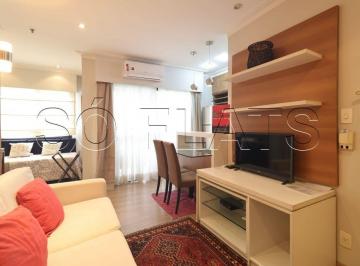 Apartamento · 44m² · 1 Quarto · 1 Vaga · Flat para alugar em Campo Belo de 44.00m² com 1 Quarto, 1 Suite e 1 Garagem