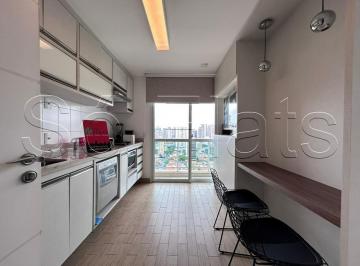 Apartamento · 32m² · 1 Quarto · 1 Vaga · Flat para alugar em Brooklin Paulista de 32.00m² com 1 Quarto, 1 Suite e 1 Garagem