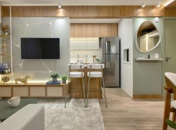 Apartamento · 44m² · 2 Quartos · 1 Vaga · Apartamento com 2 dormitórios, churrasqueira privativa, Porto Alegre