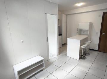 Apartamento · 27m² · 1 Vaga · Arvoredo Imóveis Vende linda kitnet com armários, ar-cond e vaga coberta! - Parkstudios