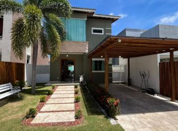 5ec2d2f7eeb6045f12548efa3aae6815a14737e1 · Casa 3/4 sendo 1 suíte, espaço gourmet com piscina à venda no Condomínio Solaris, em Lauro de Freita