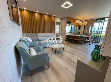 Apartamento · 107m² · 3 Quartos · 2 Vagas · Luxuoso Apartamento Mobiliado em Condomínio Completo