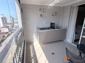 Apartamento · 72m² · 2 Quartos · 1 Vaga · Apartamento Mobiliado com 2 Quartos, Suíte, Churrasqueira e Vista Mar – Guilhermina