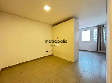 Sala de Estar · Studio com 1 dormitório para alugar, 37 m² por R$ 2.604,00/mês - Centro - São Caetano do Sul/SP