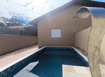 Casa · 125m² · 2 Quartos · 2 Vagas · Casa COM PISCINA lado serra a 70m da rodovia - Itanhaém/SP.