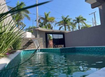 Casa · 185m² · 2 Quartos · 2 Vagas · Casa Nova com piscina á 500m do mar - Itanhaém/SP