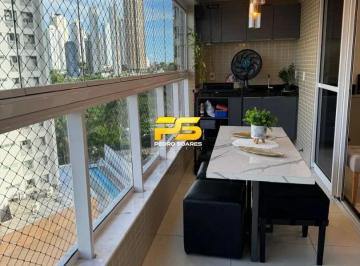 Apartamento · 131m² · 4 Quartos · 3 Vagas · Apartamento com 4 dormitórios à venda, 131 m² por R$ 1.400.000,00 - Miramar - João Pessoa/PB