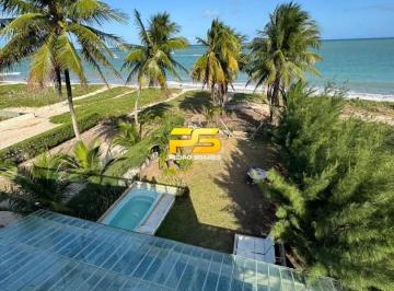 Casa · 360m² · 7 Quartos · 3 Vagas · Casa para Locação – Beira-Mar em Camboinha (Pé na Areia)