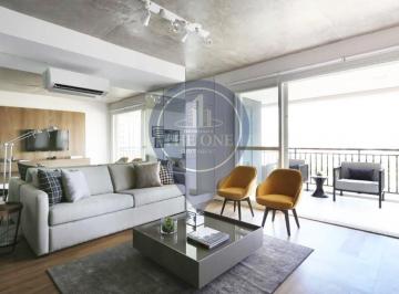 Foto 01 · Studio à venda em São Paulo-SP, na Cidade Monções: 1 quarto, 1 sala, 2 banheiros, 1 vaga de garagem,