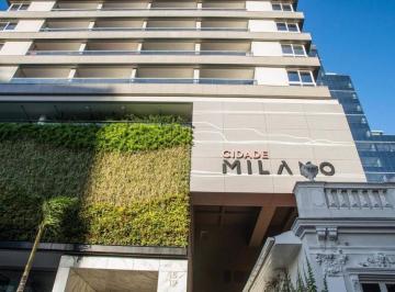 Faixada · Apartamento com 1 dormitório para alugar, 70 m² por R$ 8.000,00/ano - Centro - Florianópolis/SC