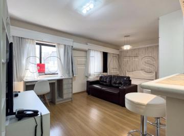 Apartamento · 32m² · 1 Quarto · 1 Vaga · Flat no Itaim, muito bem localizado, próximo da Avenida Santo Amaro no miolo do Itaim Bibi.