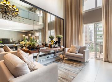 Apartamento · 163m² · 2 Quartos · 2 Vagas · Apartamento Duplex Mobiliado de 2 Quartos em Moema - São Paulo-SP: 2 Suítes, 4 B