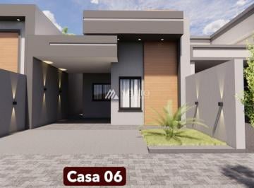 Casa · 81m² · 2 Quartos · 1 Vaga · MCMV faixa 3 | Jardim Cristhais III