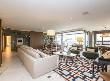 Apartamento · 320m² · 4 Quartos · 4 Vagas · Apartamento semimobiliado com 4 suítes à Venda no