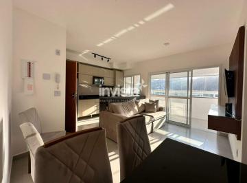 Apartamento · 65m² · 2 Quartos · 1 Vaga · Aluguel: Apartamento 100% mobiliado com 2 dorms, e varandas - 65 m² | Marapé, Santos