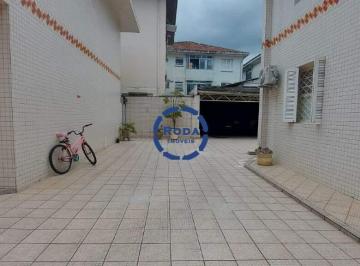 Casa · 68m² · 2 Quartos · 1 Vaga · Sobrado residencial à venda na Vila Mathias, Santos, com jardim e 2 quartos