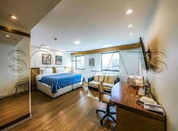 Apartamento · 27m² · 1 Quarto · 1 Vaga · Flat de 27m² em Moema, no Bourbon Ibirapuera Convention, ao lado do metrô Eucaliptos