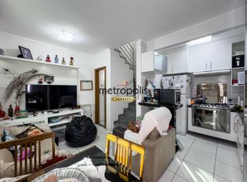 5a1d5eda6bb2a4d9a09a21d53eeab4a047cbef65 · Sobrado com 2 dormitórios à venda, 99 m² por R$ 550.000,00 - Vila América - Santo André/SP