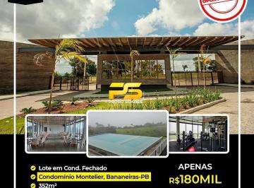Terreno · 352m² · Lote para venda em Condomínio Fechado em Bananeiras-PB