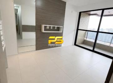 Apartamento · 113m² · 3 Quartos · Amplo Apartamento para Locação no Cabo Branco – 113 m²