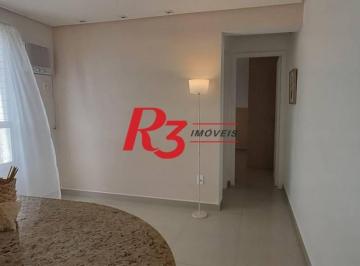 43927902d4f19ef19dfce85812cc3db611f980e4 · Apartamento com 1 dormitório para alugar, 36 m² por R$ 3.100,00/mês - Boqueirão - Santos/SP