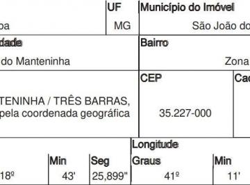 Photo_0 ·
Imóvel para investir — Gleba no Centro, Sao Joao do Manteninha - MG, Nº 00 | Leilão