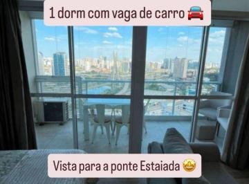 Apartamento de 1 quarto, São Paulo · Apartamento de 35m² com vaga de garagem, no Real Park. Vista espetacular da ponte Estaiada