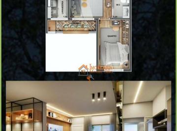 Apartamento · 43m² · 1 Quarto · 1 Vaga · Apartamento em Vila Rosália, Guarulhos/SP de 43m² 1 quartos à venda por R$ 370.000,00