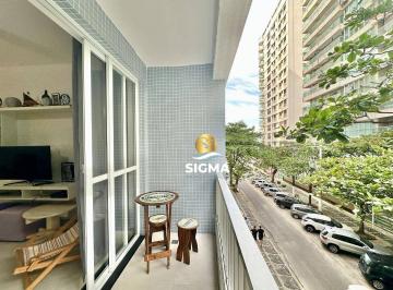 Apartamento · 90m² · 2 Quartos · 1 Vaga · Apartamento em Barra Funda, Guarujá/SP de 90m² 2 quartos à venda por R$ 550.000,00 ou para locação R