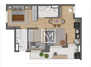 Photo 1 · Apartamento com 2 dormitórios à venda, 52 m² por R$ 537.600,00 - Vila Gumercindo