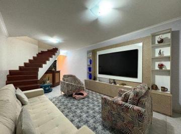 Casa · 183m² · 3 Quartos · 2 Vagas · Casa com 3 dormitórios à venda, 183 m² por R$ 715.000 - Parque Gerassi - Santo A