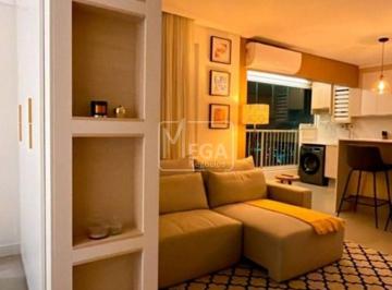 0785777e6976fe3575815094274d071a72587de3 · Apartamento com 1 dormitório, 45 m² - venda por R$ 650.000 ou aluguel por R$ 5.300/mês - Bethaville