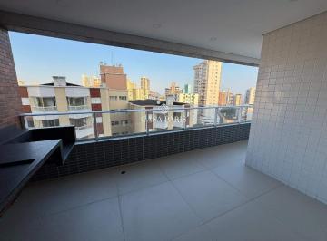 Apartamento · 108m² · 3 Quartos · 2 Vagas · Apartamento à venda na Guilhermina, Praia Grande, com 3 dorms (1 suíte), varanda gourmet e 2 vagas d
