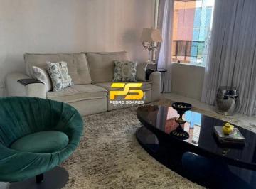 Apartamento · 160m² · 3 Quartos · 2 Vagas · Apartamento com 3 dormitórios para alugar, 160 m² por R$ 8.900,00/mês - Manaíra - João Pessoa/PB