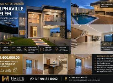 Casa de 4 quartos, Belém · CASA DE ALTO PADRÃO À VENDA – ALPHAVILLE BELÉM