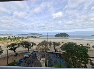 Apartamento · 95m² · 2 Quartos · 1 Vaga · Apartamento com varanda, vista panorâmica da orla, com 2 suítes, 1 vaga - José Menino - Santos-S